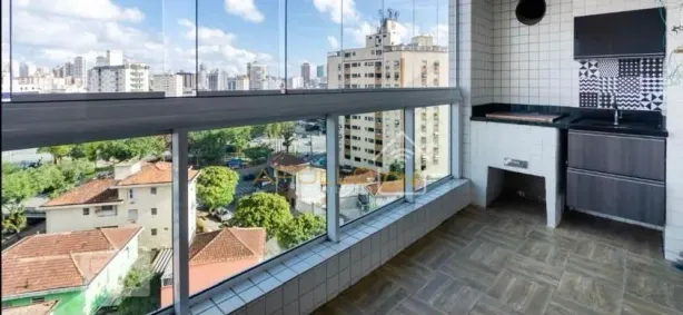 Apartamento com 3 Quartos à venda, 96m² no Macuco, Santos