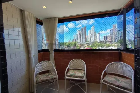 Apartamento com 2 Quartos para alugar, 84m² no Cabo Branco, João Pessoa