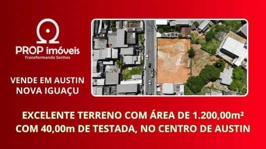 Lote/Terreno à venda, 1200m² no Austin, Nova Iguaçu