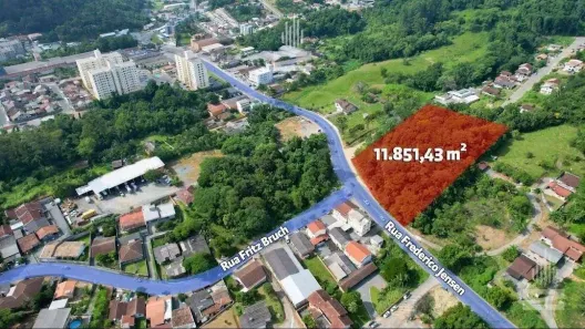 Lote/Terreno à venda, 11851m² no Itoupavazinha, Blumenau
