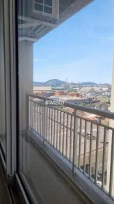 Sala Comercial para alugar, 42m² no Vila Mathias, Santos