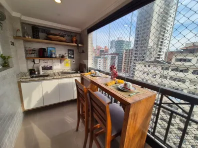 Apartamento com 1 Quarto para alugar, 59m² no Guilhermina, Praia Grande