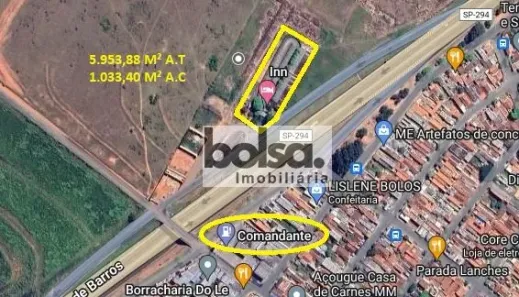Prédio Comercial à venda, 1033m² no Parque Val de Palmas, Bauru