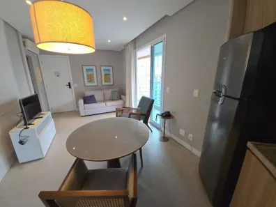 Apartamento com 1 Quarto para alugar, 57m² no Pompéia, Santos