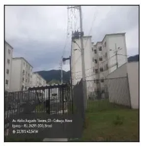 Apartamento com 2 Quartos à venda, 40m² no Cabuçu, Nova Iguaçu