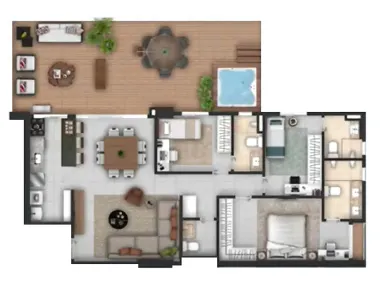 Apartamento com 3 Quartos à venda, 147m² no Setor Oeste, Goiânia
