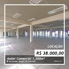 Prédio Comercial para alugar, 1200m² no São Geraldo, Manaus