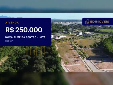 Lote/Terreno à venda, 300m² no Nova Almeida Centro, Serra