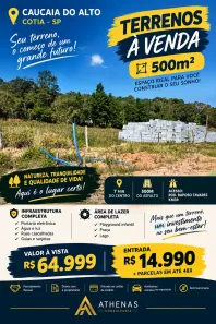 Lote/Terreno à venda, 500m² no Centro (Caucaia do Alto), Cotia