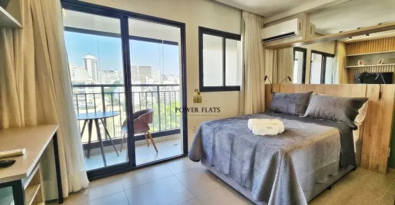 Flat com 1 Quarto para alugar, 40m² no Vila Buarque, São Paulo