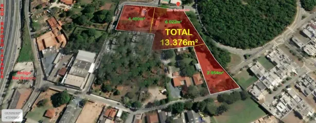Lote/Terreno para alugar, 13376m² no Chácaras Reunidas São Jorge, Sorocaba