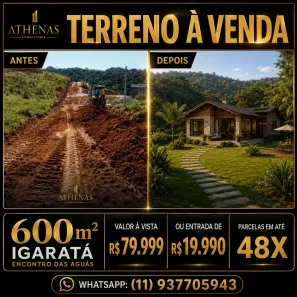Lote/Terreno à venda, 600m² no Centro, Igaratá