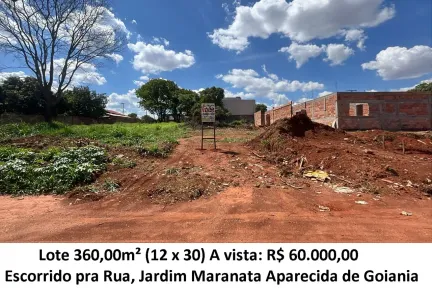 Lote/Terreno à venda, 360m² no Jardim Maranata, Aparecida de Goiânia