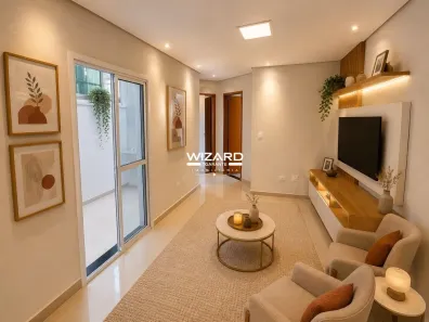 Apartamento com 2 Quartos à venda, 53m² no Jardim Santo Alberto, Santo André