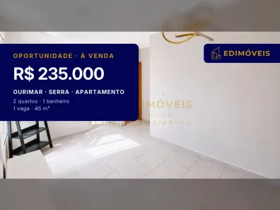 Apartamento com 2 Quartos à venda, 45m² no Ourimar, Serra