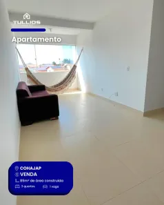 Apartamento com 3 Quartos à venda, 85m² no Jardim Primavera, São Luís