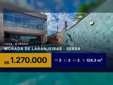 Casa com 3 Quartos à venda, 124m² no Morada de Laranjeiras, Serra