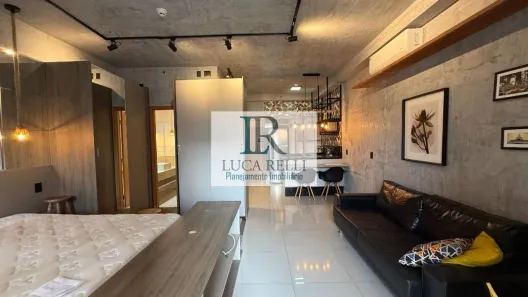 Apartamento com 1 Quarto para alugar, 46m² no Tamboré, Santana de Parnaíba