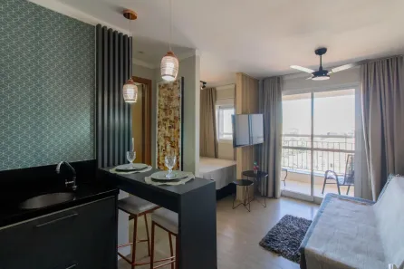 Apartamento com 1 Quarto para alugar, 31m² no Centro, Guarulhos