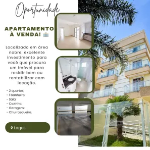 Apartamento com 2 Quartos à venda, 75m² no Popular, Lages
