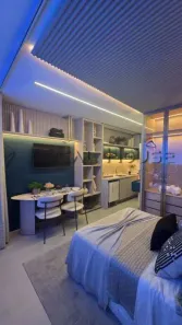 Apartamento com 1 Quarto à venda, 20m² no Batel, Curitiba