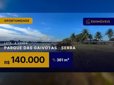 Lote/Terreno à venda, 361m² no Parque das Gaivotas, Serra