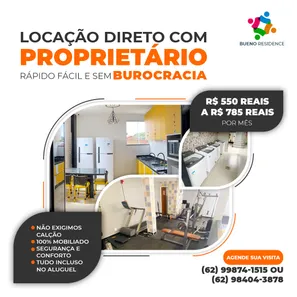 Kitnet com 1 Quarto para alugar, 29m² no Setor Sol Nascente, Goiânia