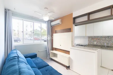 Apartamento com 2 Quartos para alugar, 47m² no Cristal, Porto Alegre