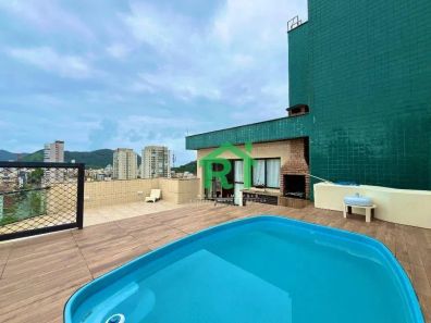 Cobertura com 2 Quartos à venda, 140m² no Jardim Las Palmas, Guarujá