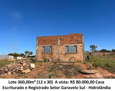 Lote/Terreno à venda, 360m² no Vila Grimpas, Hidrolândia