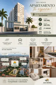 Apartamento com 2 Quartos à venda, 45m² no Jardim Eldorado, São Luís