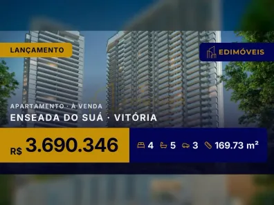 Apartamento com 4 Quartos à venda, 169m² no Enseada do Suá, Vitória