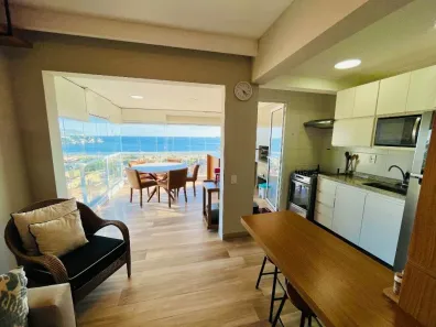 Apartamento com 2 Quartos para alugar, 71m² no Loteamento João Batista Julião, Guarujá