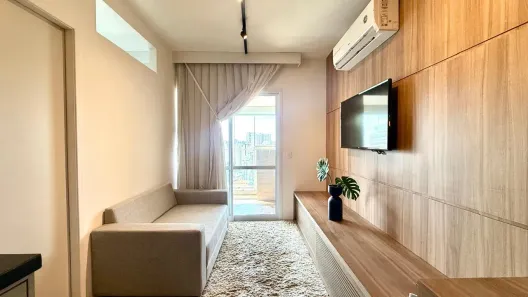 Apartamento com 1 Quarto para venda ou aluguel, 42m² no Cidade Monções, São Paulo