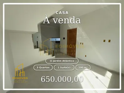 Casa com 3 Quartos à venda, 100m² no Jardim Atlântico, Serra