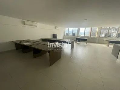 Sala Comercial para alugar, 221m² no Centro, Santos