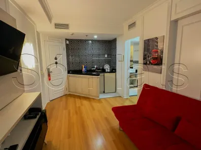 Apartamento com 1 Quarto para alugar, 33m² no Jardim Paulista, São Paulo