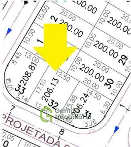 Lote/Terreno à venda, 206m² no Residencial Ary Attab, São José do Rio Preto