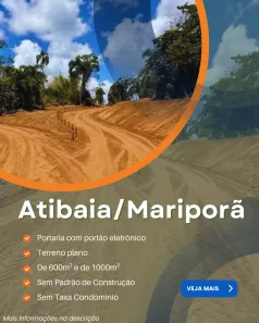 Lote/Terreno à venda, 600m² no Centro, Atibaia