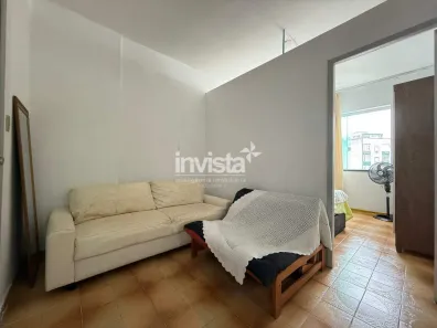 Apartamento com 1 Quarto para alugar, 40m² no José Menino, Santos
