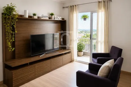 Apartamento com 2 Quartos à venda, 55m² no Wanel Ville, Sorocaba