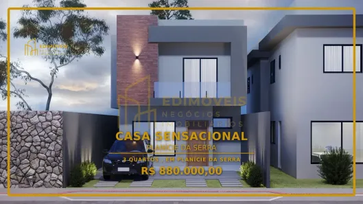 Casa com 3 Quartos à venda, 136m² no Planície da Serra, Serra