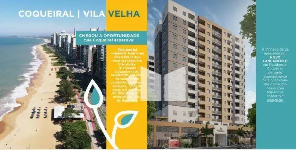 Apartamento com 2 Quartos à venda, 51m² no Residencial Coqueiral, Vila Velha