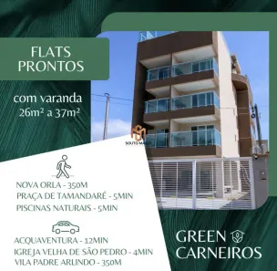Flat com 1 Quarto à venda, 37m² no Tamandaré, Tamandaré