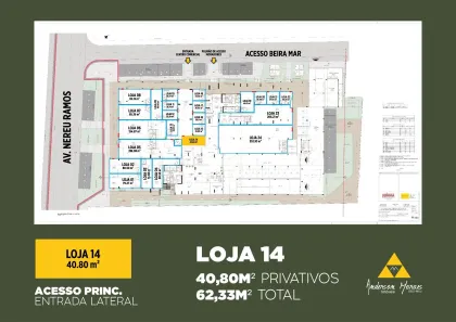 Sala Comercial à venda, 41m² no Itacolomi, Balneário Piçarras