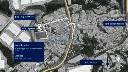 Galpão/Depósito/Armazém para alugar, 7500m² no Jordanésia (Jordanésia), Cajamar