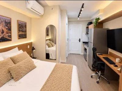 Apartamento com 1 Quarto para alugar, 21m² no Paraíso, São Paulo