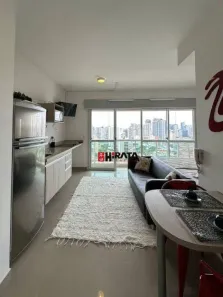 Apartamento com 1 Quarto para venda ou aluguel, 32m² no Brooklin Paulista, São Paulo