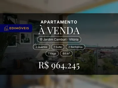 Apartamento com 2 Quartos à venda, 64m² no Jardim Camburi, Vitória