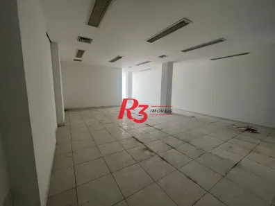 Sala Comercial para alugar, 175m² no Centro, Santos